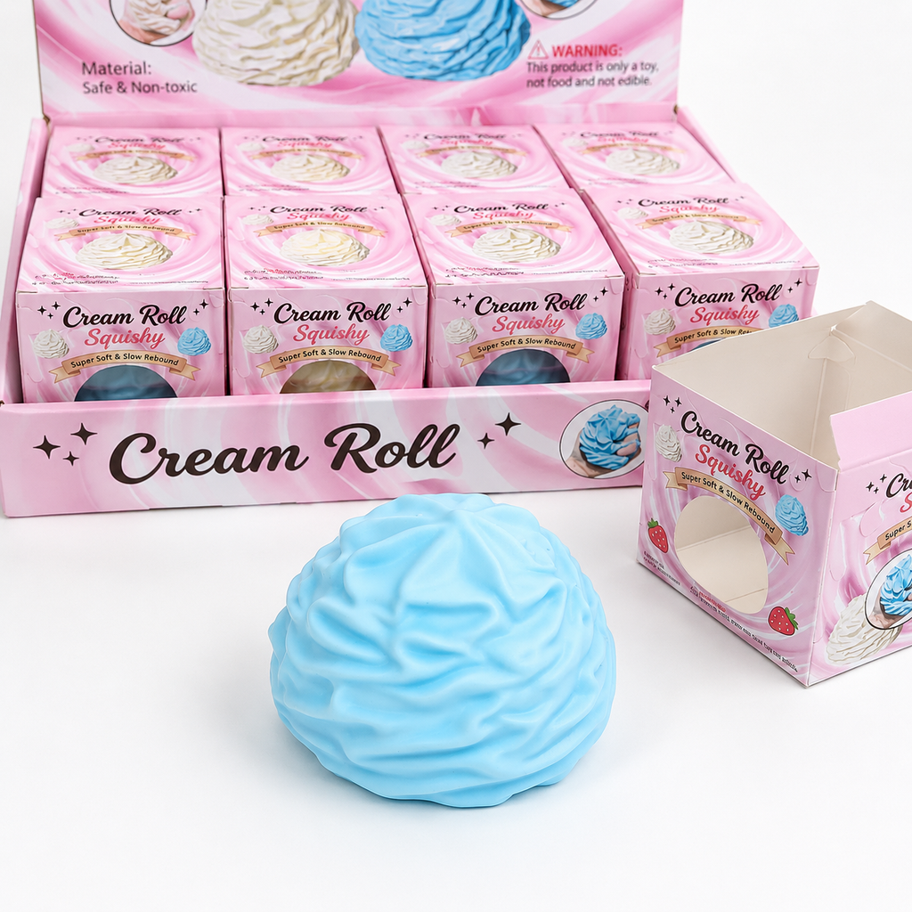 Cream Roll Vaseline Squish