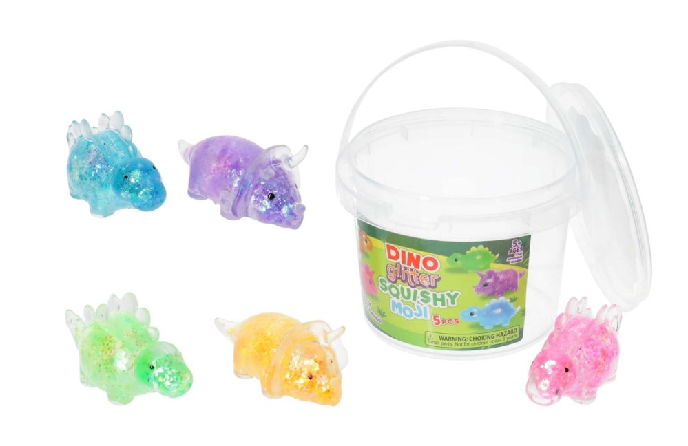 Dino Mini Glitter Sugar Squishy
