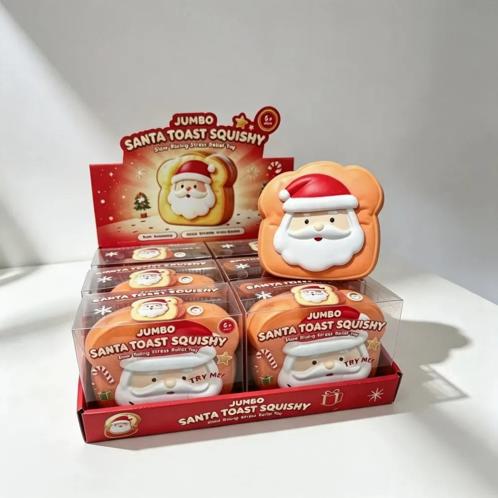 Santa Toast Squishy (1 pc)