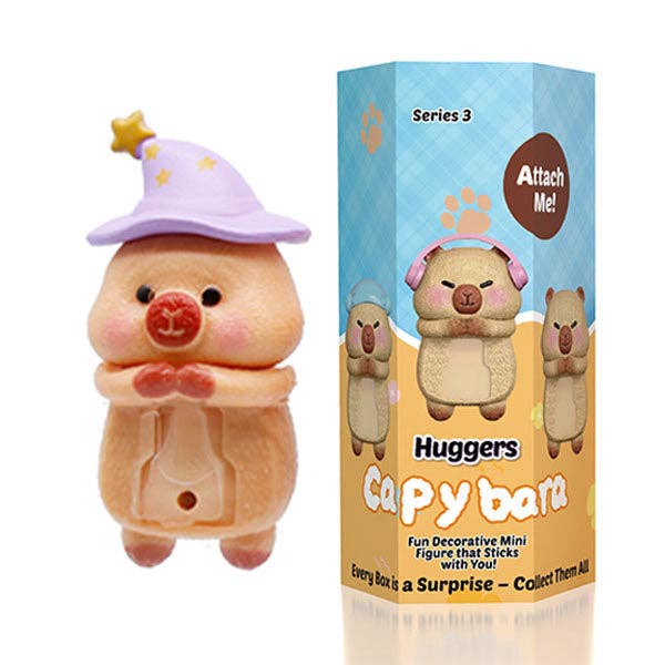 Capybara Huggers: The Phone Hugging Animals Series 3 Collectable Figurine Blind Bag (1pc)