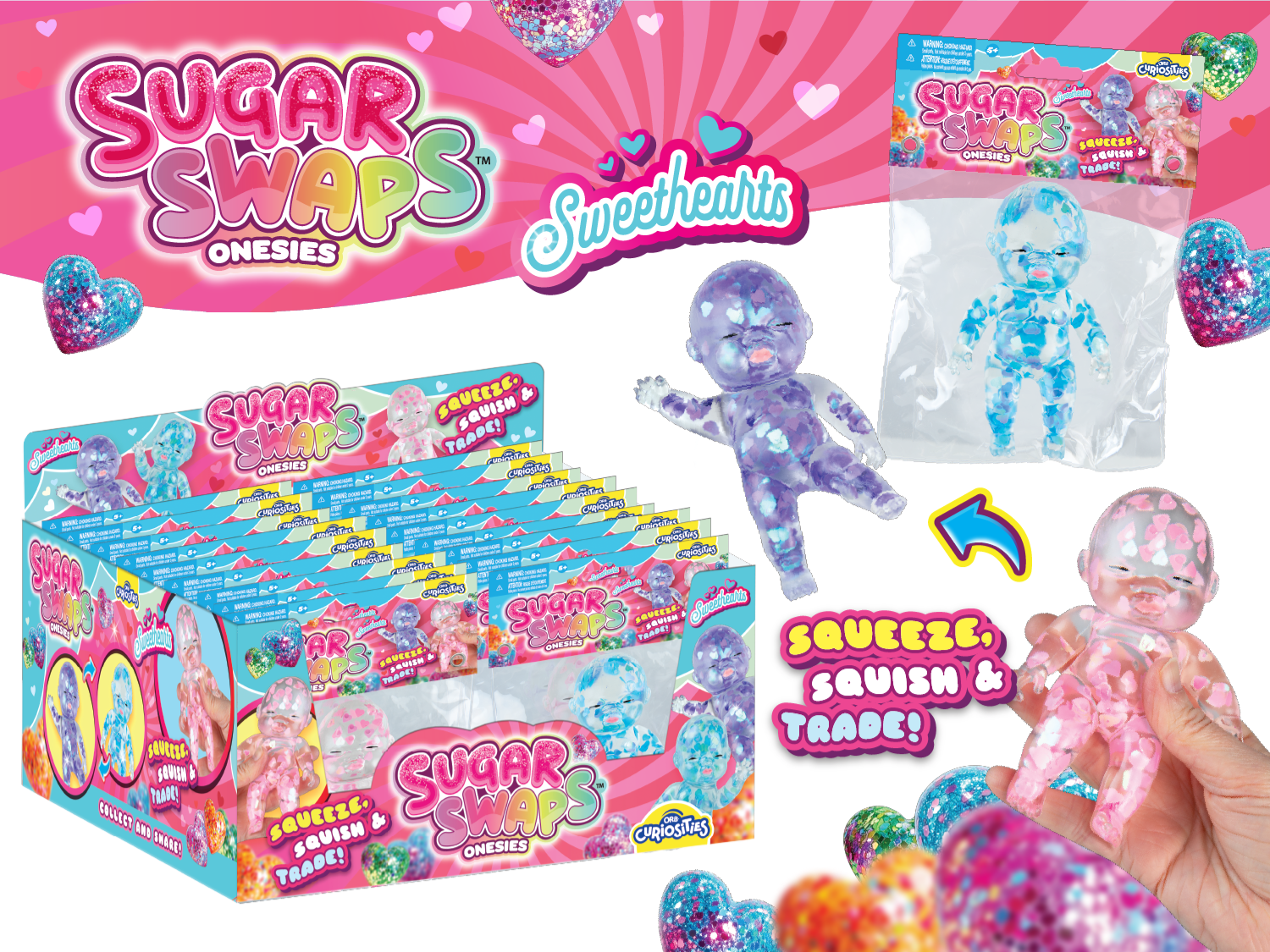 Sugar Swaps Onesies Babies Sweethearts