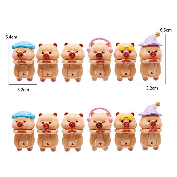 Capybara Huggers: The Phone Hugging Animals Series 3 Collectable Figurine Blind Bag (1pc)