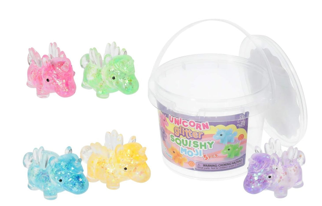 Unicorn Mini Glitter Squishy