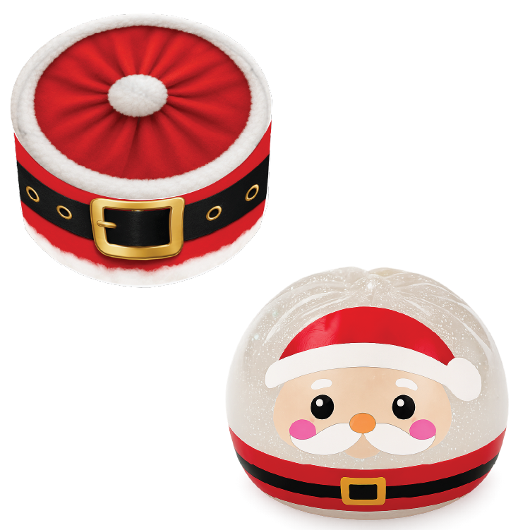 Fun Doh Christmas Squishy Dumpling Toy (1pc)