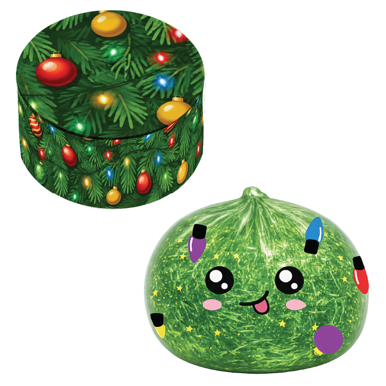 Fun Doh Christmas Squishy Dumpling Toy (1pc)